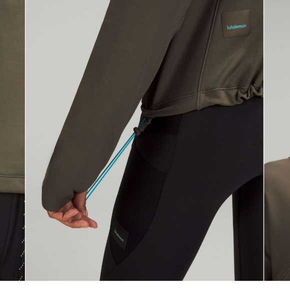 Lululemon Tech Fleece Hiking 1/4 Zip Pullover Carob Brown Size 4 - Picture 9 of 14